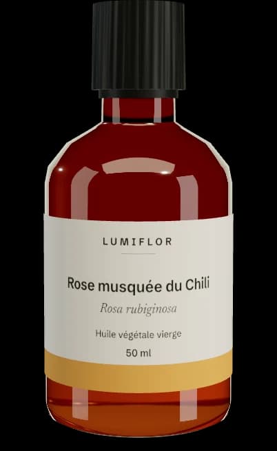 Rose musquée du Chili, flacon Lumiflor